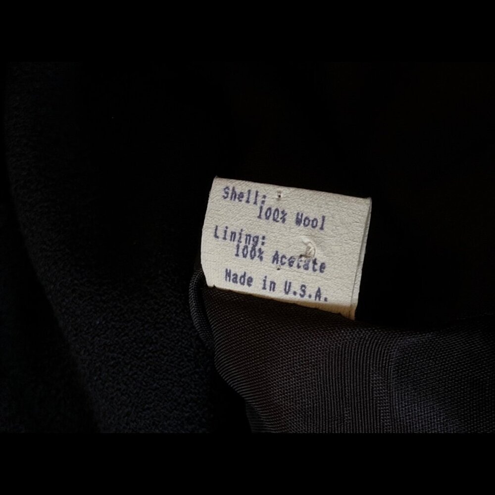 New Clifford & Willo Jacket 6 Petite Womens Black 100% Wool Double-Breasted CW - Picture 10 of 10